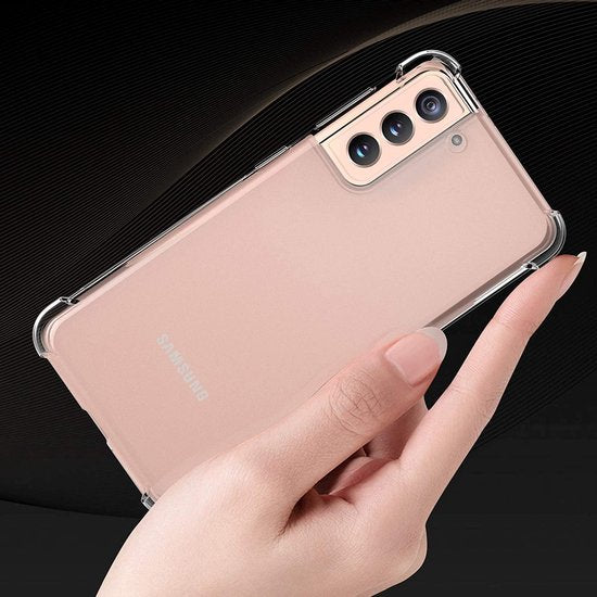 Samsung Galaxy S21 Plus Hoesje - Transparant - Anti-Shock Back Cover