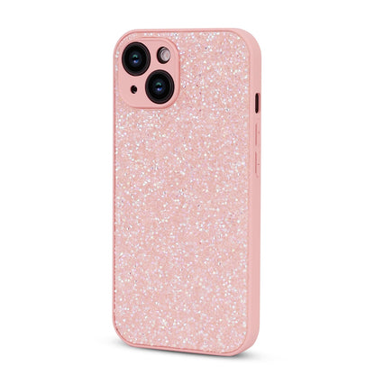 Coque iPhone 13 - Rose - Étui arrière à paillettes diamant