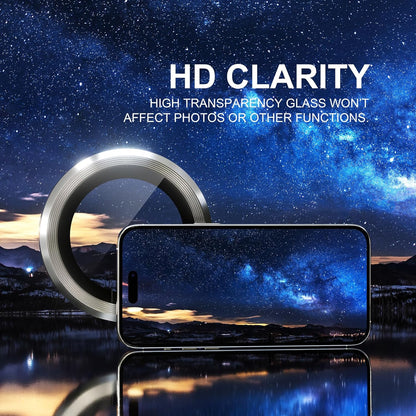 Apple iPhone 15 Pro Max Kameraschutz - Silber - 1 Stück