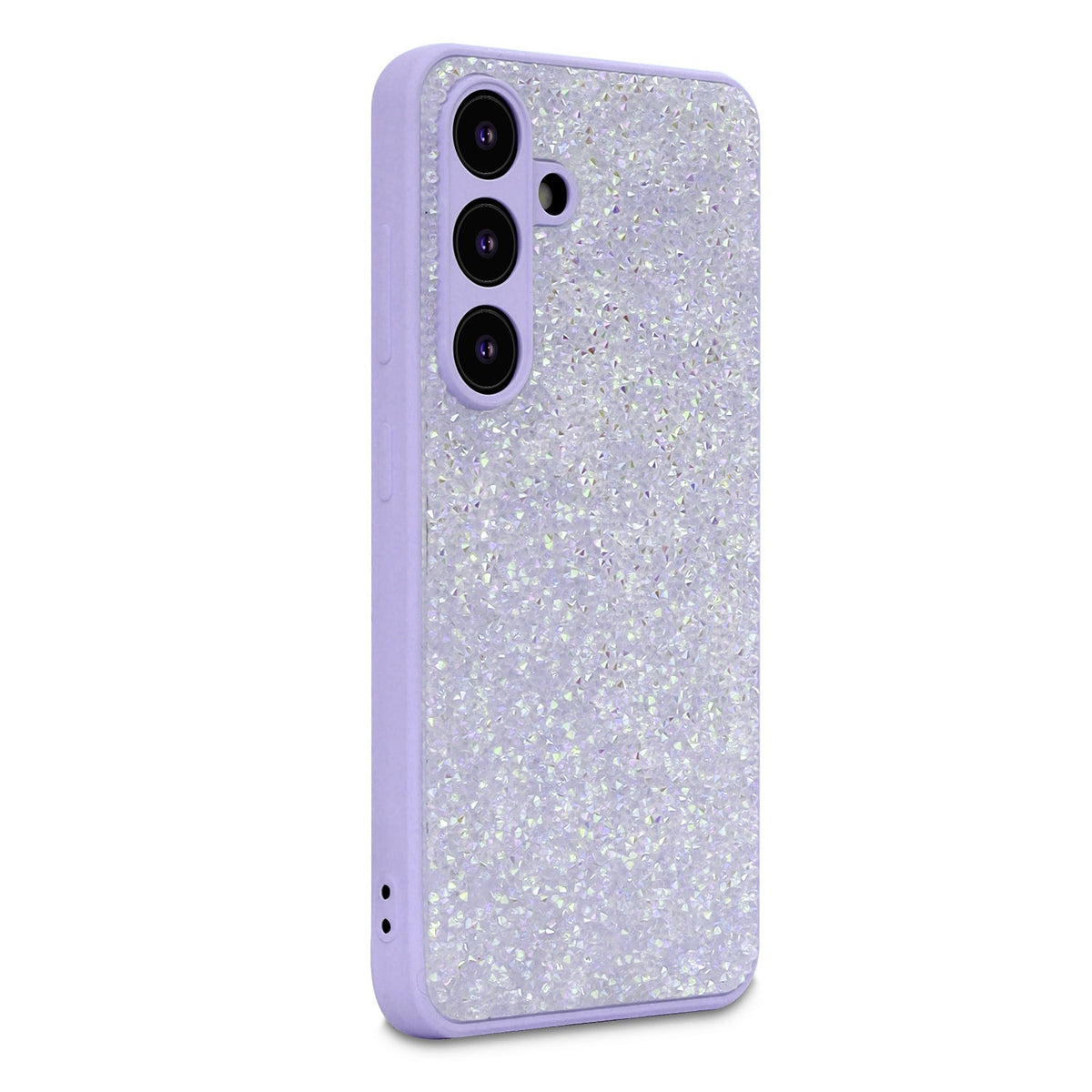 Samsung Galaxy S25 FE Hoesje - Paars - Diamant Glitter Back Cover