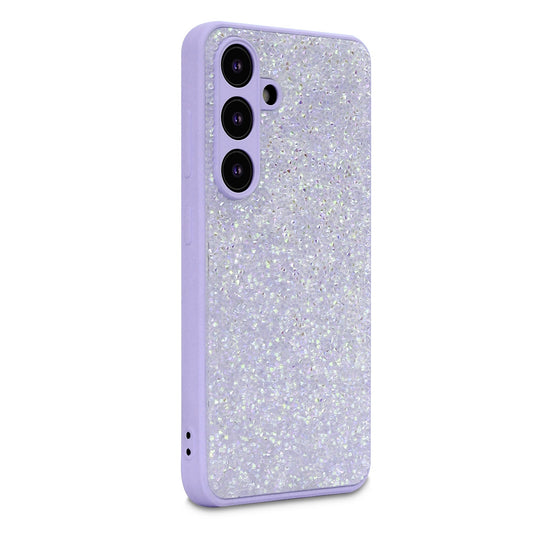 Samsung Galaxy A17 Hülle - Lila - Glitzer-Backcover