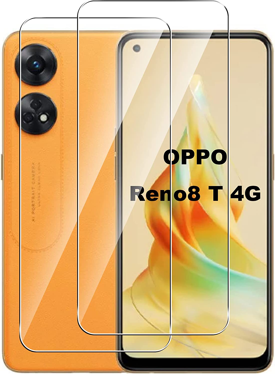 Oppo Reno 8T Panzerglas - Tempered Glass - 2 Stück