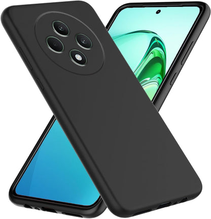 Oppo Reno 12 FS Hoesje - Zwart - Siliconen Back Cover