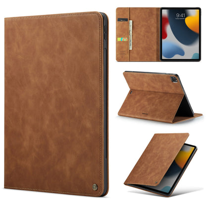 Apple iPad Pro 11 (2024) Tablet Case - Sienna Brown - Luxury Folio Case with Card Holder