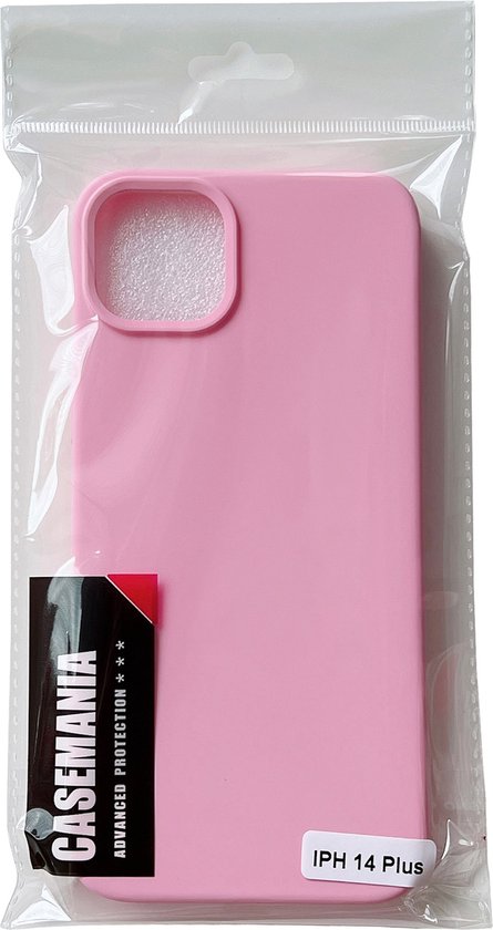 Apple iPhone 14 Plus Hoesje - Magenta - Siliconen Back Cover