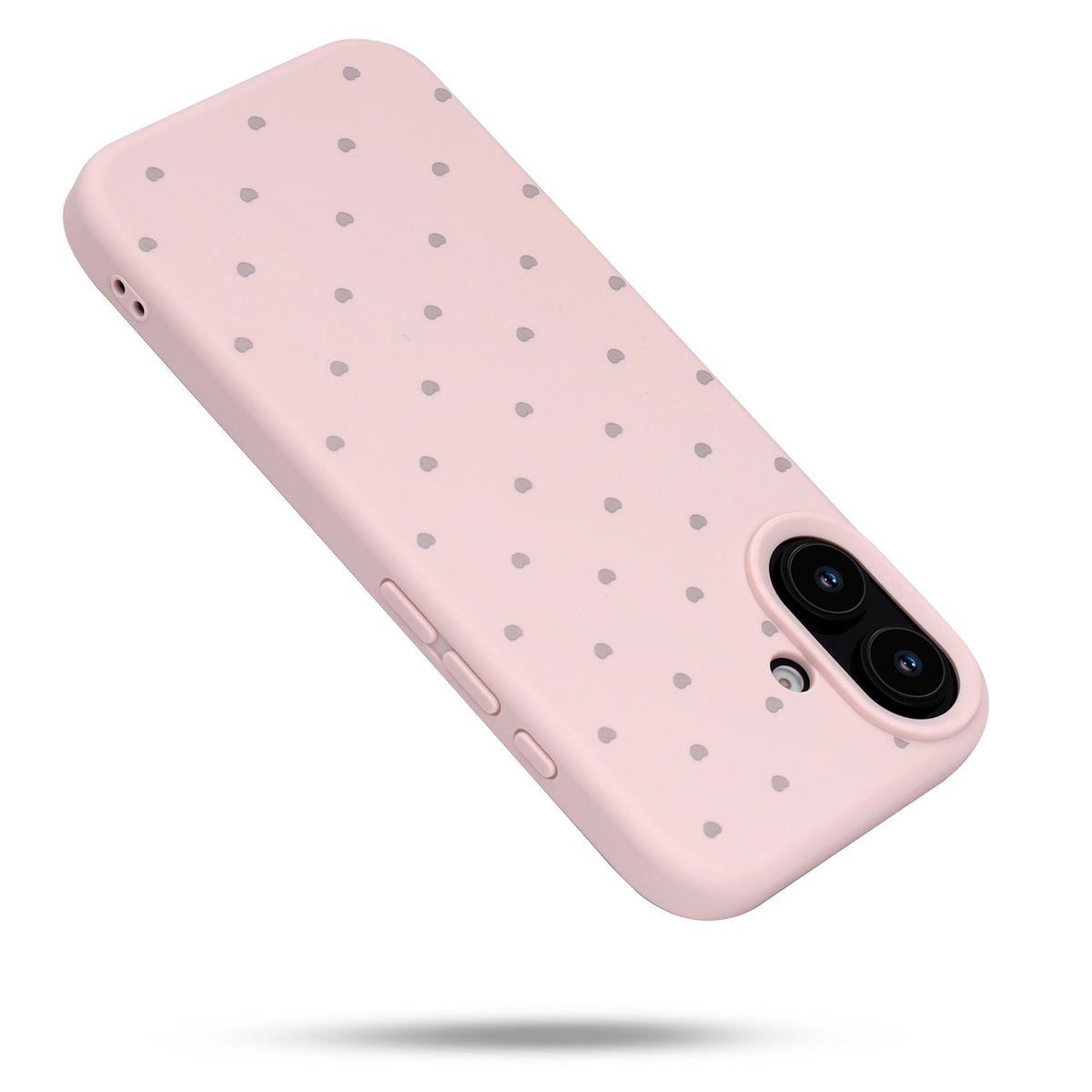iPhone 17 Hoesje - Roze - Hartjes Back Cover