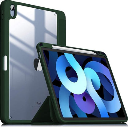 Apple iPad Air 4 10.9 (2020) Tablet Case - Dark Green - Smart Cover