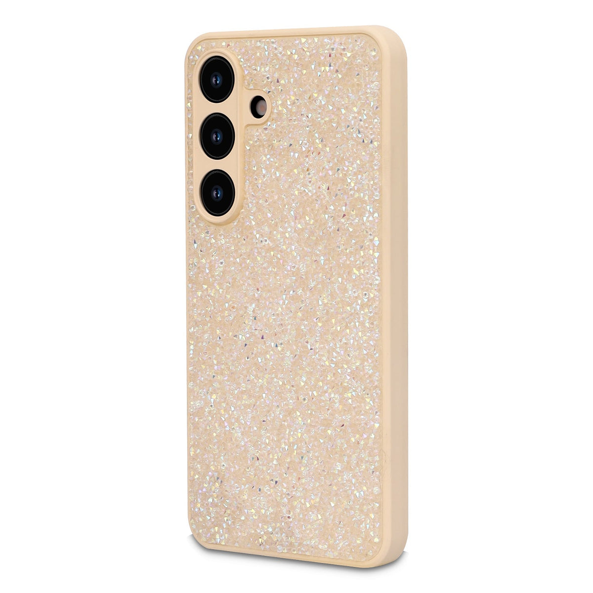 Samsung Galaxy A37 Hoesje - Goud - Diamant Glitter Back Cover