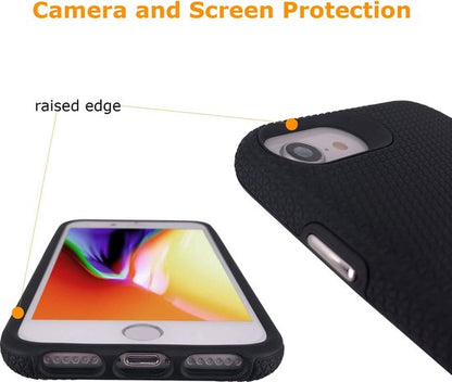 Apple iPhone 7 Case - Black - Matte Armor Back Cover