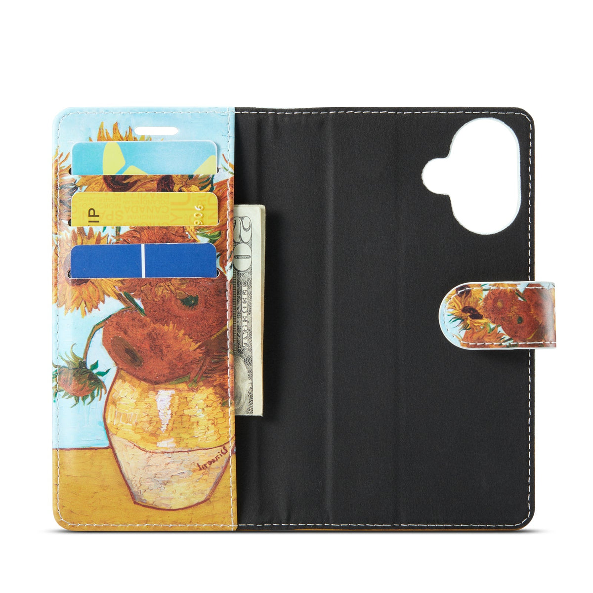 Apple iPhone 17 Hoesje - Zonnebloemen - 2 in 1 MagSafe Bookcase