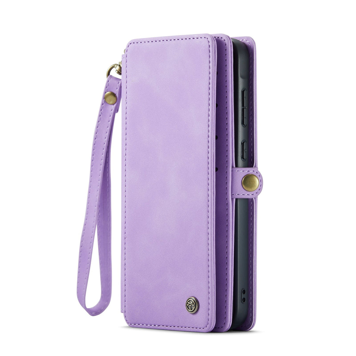 Samsung Galaxy A55 Case - Bright Lila - 2-in-1 Wallet Case with 10 Card Slots