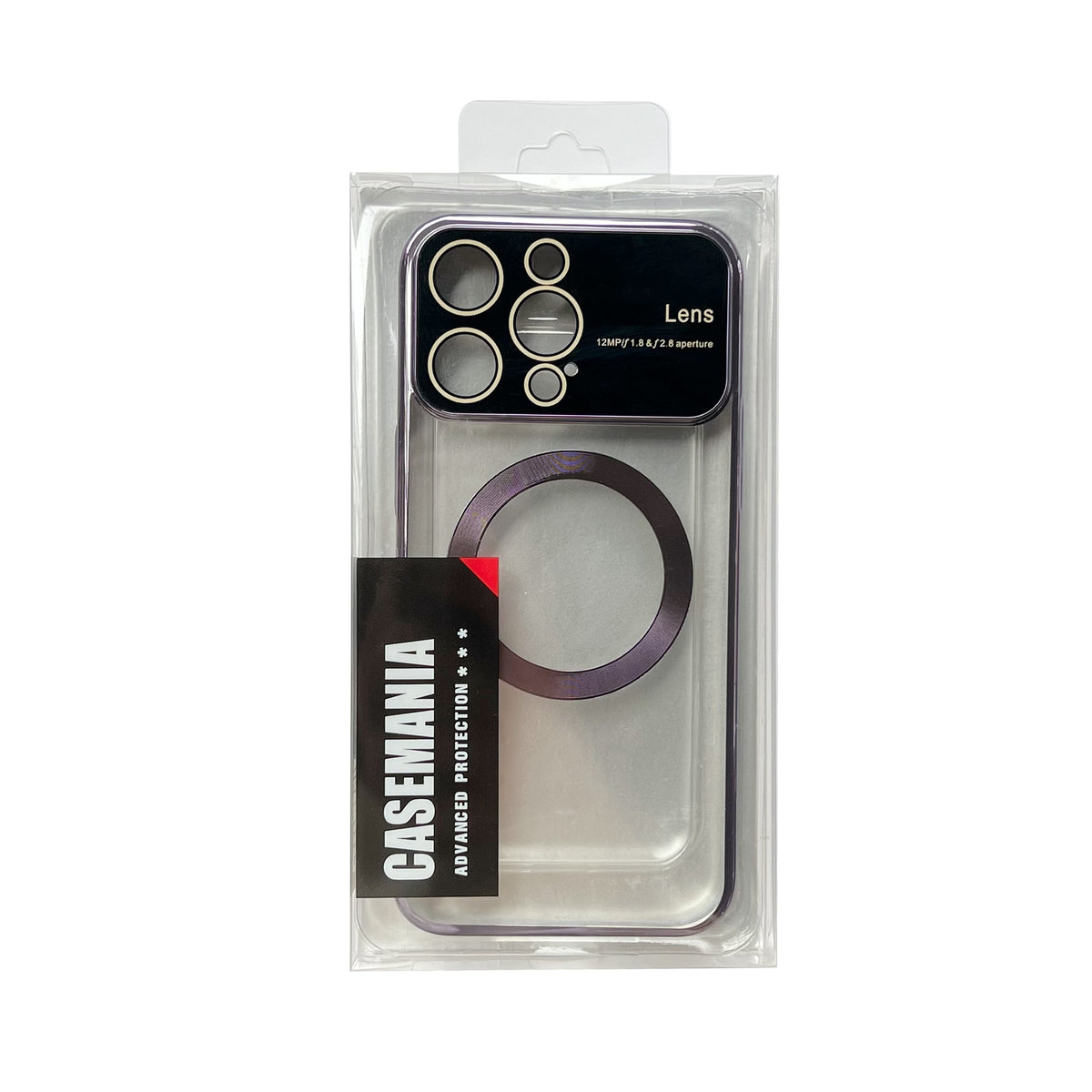 Apple iPhone 15 Pro Hoesje - Paars - Siliconen MagSafe Back Cover met Camerabescherming