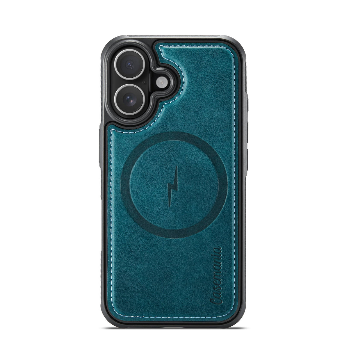 Apple iPhone 17 Hoesje - Emerald Green - Kunstleer MagSafe Back Cover
