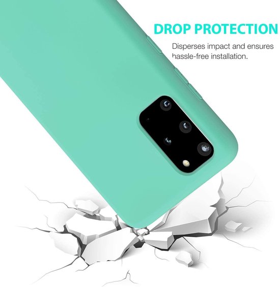 Samsung Galaxy S20 Plus Hoesje - Groen - Siliconen Back Cover