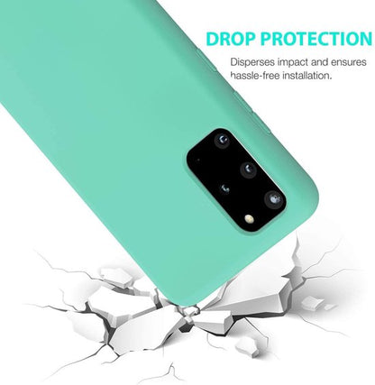 Samsung Galaxy S20 Plus Hoesje - Groen - Siliconen Back Cover