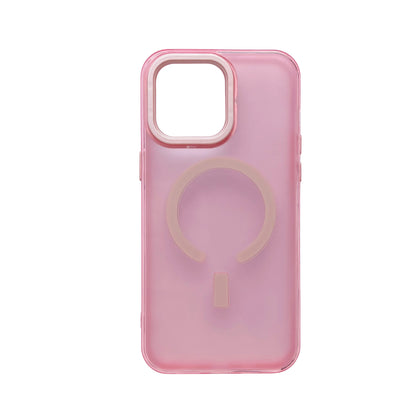 Apple iPhone 15 Plus Hoesje - Roze - Siliconen MagSafe Back Cover
