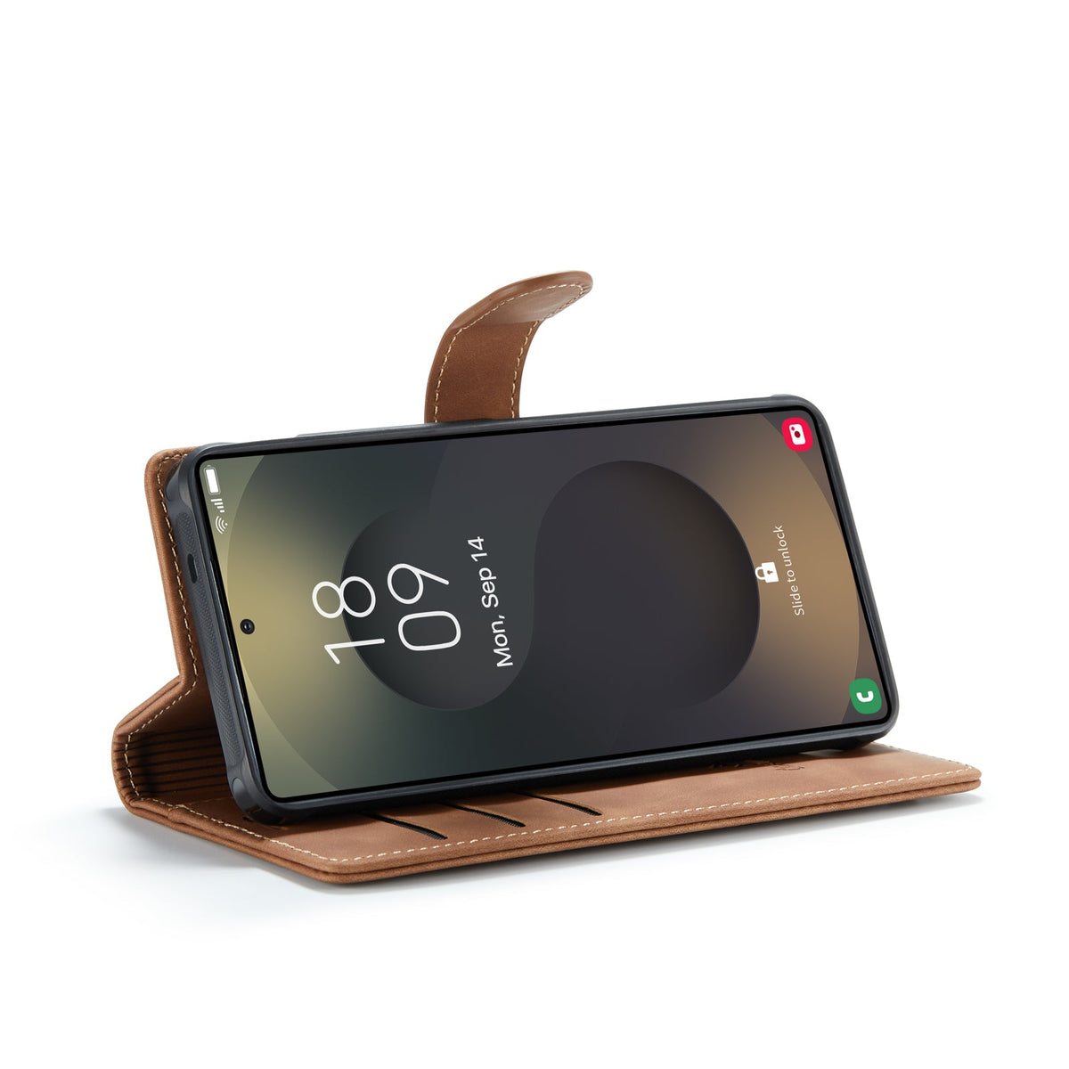 Samsung Galaxy S26 Ultra Hoesje - Sienna Brown - 2 in 1 MagSafe Bookcase