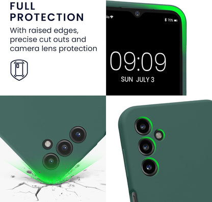 Samsung Galaxy A35 5G Hoesje - Groen - Liquid Siliconen Back Cover