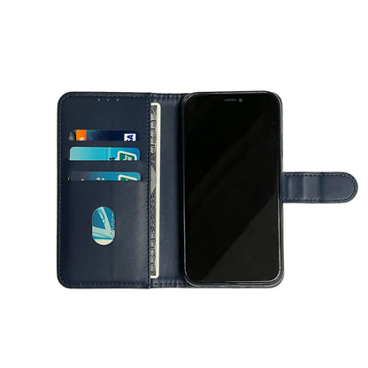 Samsung Galaxy A25 Hoesje - Donker Blauw - Bookcase