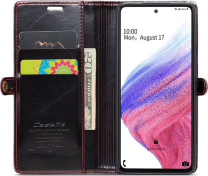 Samsung Galaxy A53 5G Case - Scarlet Crimson - Slim Wallet Case