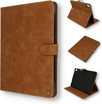 iPad Air 10.9 2020 Tablethoes - Sienna Brown - Bookcase met Magneetsluiting