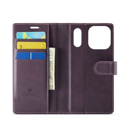 Apple iPhone 18 Pro Hoesje - Dark Purple - Luxe 2 in 1 MagSafe Bookcase