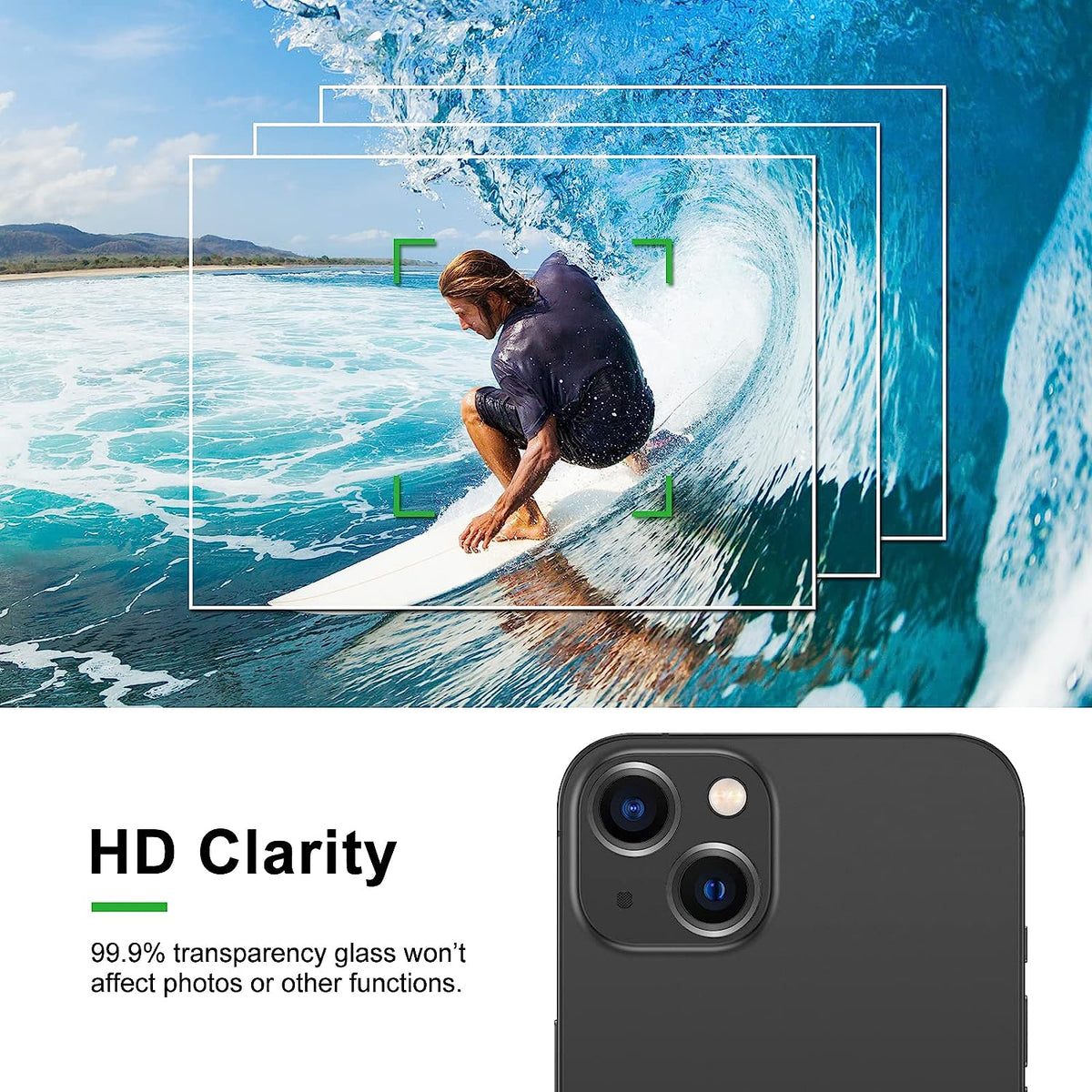 Apple iPhone 14 Plus Kameraschutz - Schwarz - 1 Stück