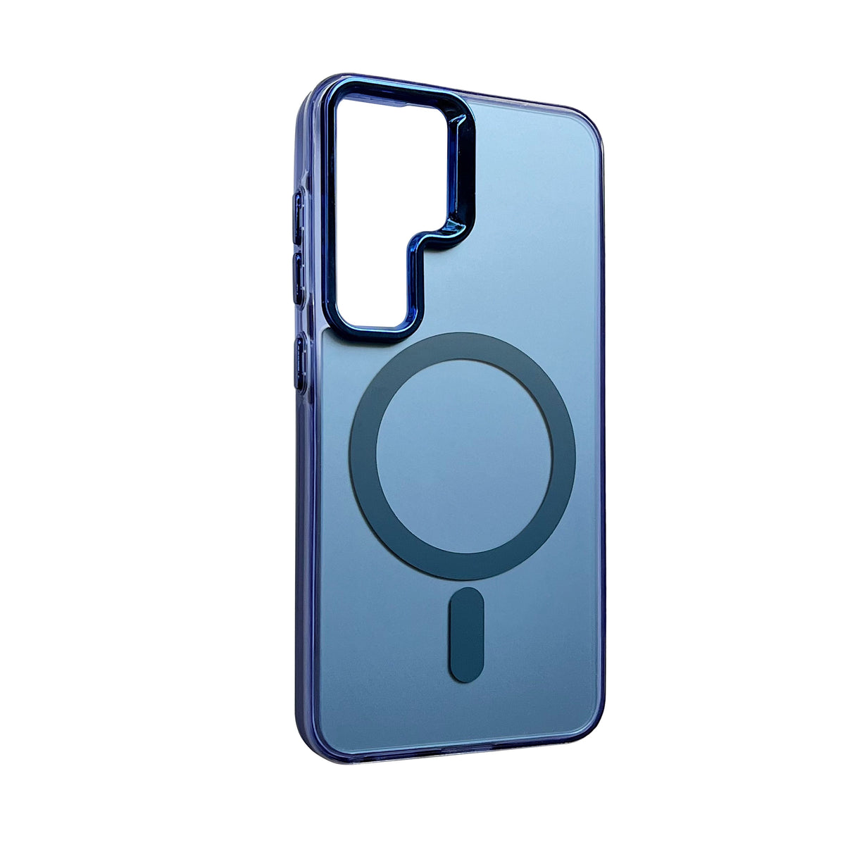 Samsung Galaxy S24 Plus Hoesje - Blauw - Fusion Armor MagSafe Back Cover