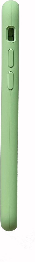 iPhone SE 2022/SE 2020 Hoesje - Licht Groen - Liquid Siliconen Back Cover