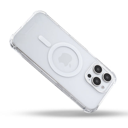 iPhone 16 Pro Max Hoesje - Transparant - Anti-Shock MagSafe Back Cover