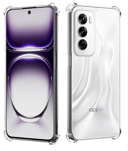 Oppo Reno 12 Hoesje - Transparant - Anti-Shock Back Cover
