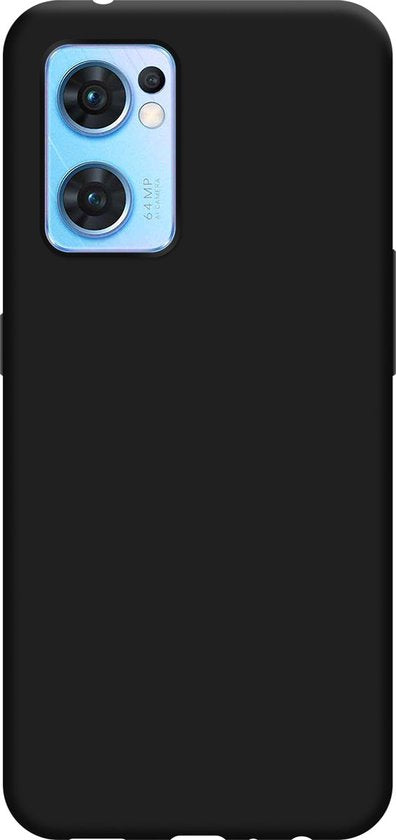 OPPO Find X5 Lite Case - Black - Silicone Back Cover