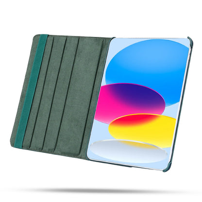 Apple iPad 2025 (11th Gen) Tablet Case - Emerald Green - Rotating Folio Case