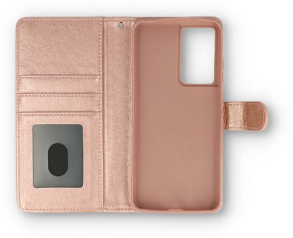 Samsung Galaxy S22 Plus Hoesje - Roségoud - Luxe Bookcase