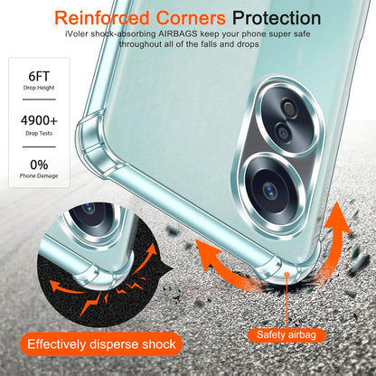 Oppo A58 4G Hoesje - Transparant - Anti-Shock Back Cover