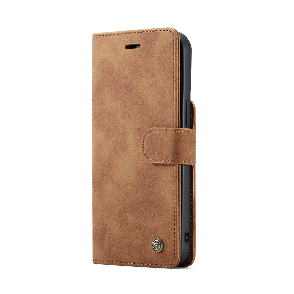 iPhone 15 Hoesje - Sienna Brown - 2 in 1 MagSafe Bookcase