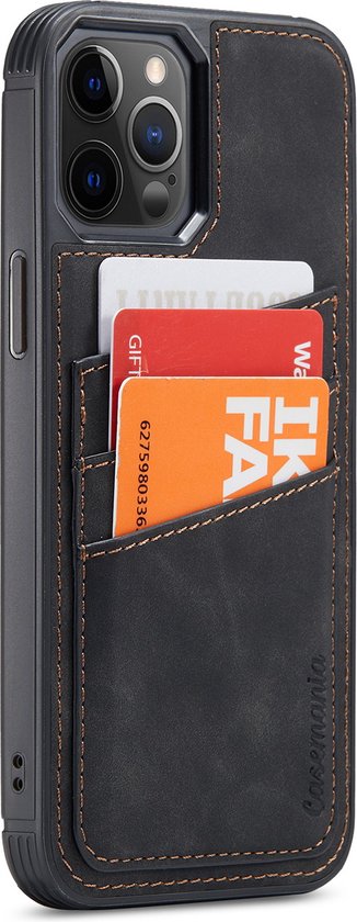 Apple iPhone 13 Pro Max Case - Charcoal Gray - Back Cover with Card Holder