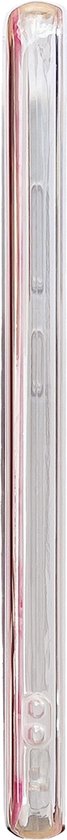 Samsung Galaxy S22 Plus Hoesje - Roze - Siliconen Marmer Back Cover