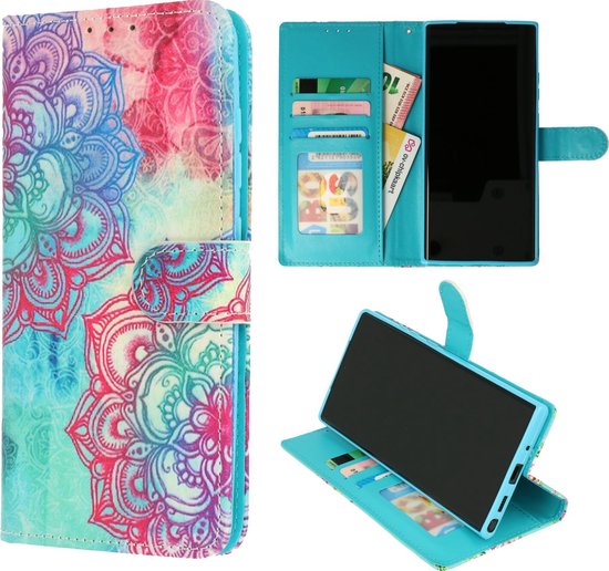 Samsung Galaxy S21 Plus Hoesje - Mandala - Print Bookcase