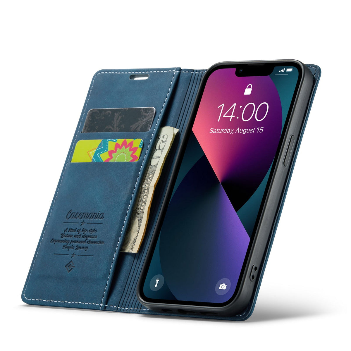 Google Pixel 11 Pro Hoesje - Navy Blue - Dunne Bookcase