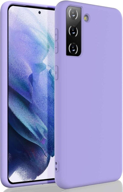 Samsung Galaxy S21 Plus Hoesje - Paars - Siliconen Back Cover