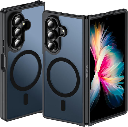 Samsung Galaxy Z Fold8 Ultra Hülle - Schwarz - Mattes Armor-MagSafe-Backcover