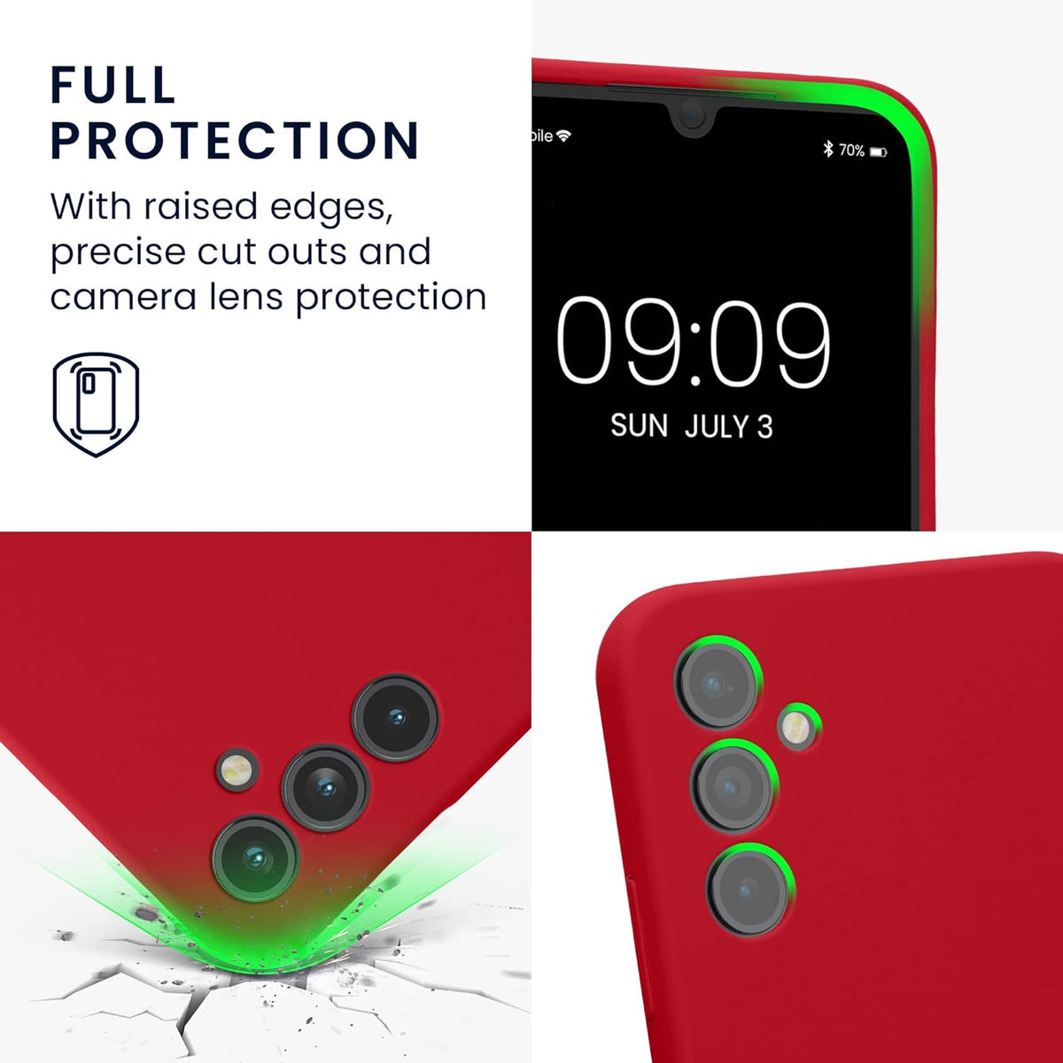 Samsung Galaxy A35 5G Hoesje - Rood - Liquid Siliconen Back Cover