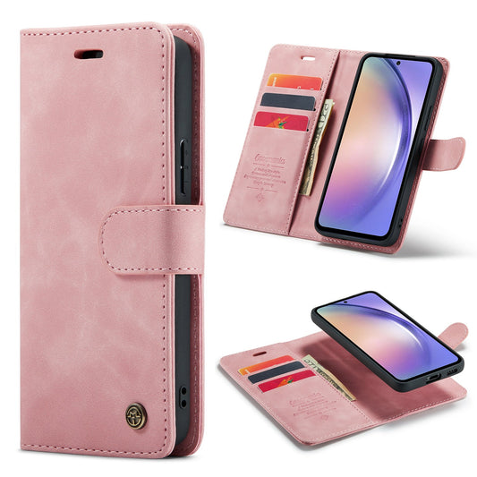 Samsung Galaxy A25 Hülle - Pale Pink - 2-in-1 Klapphülle mit Kartenfach