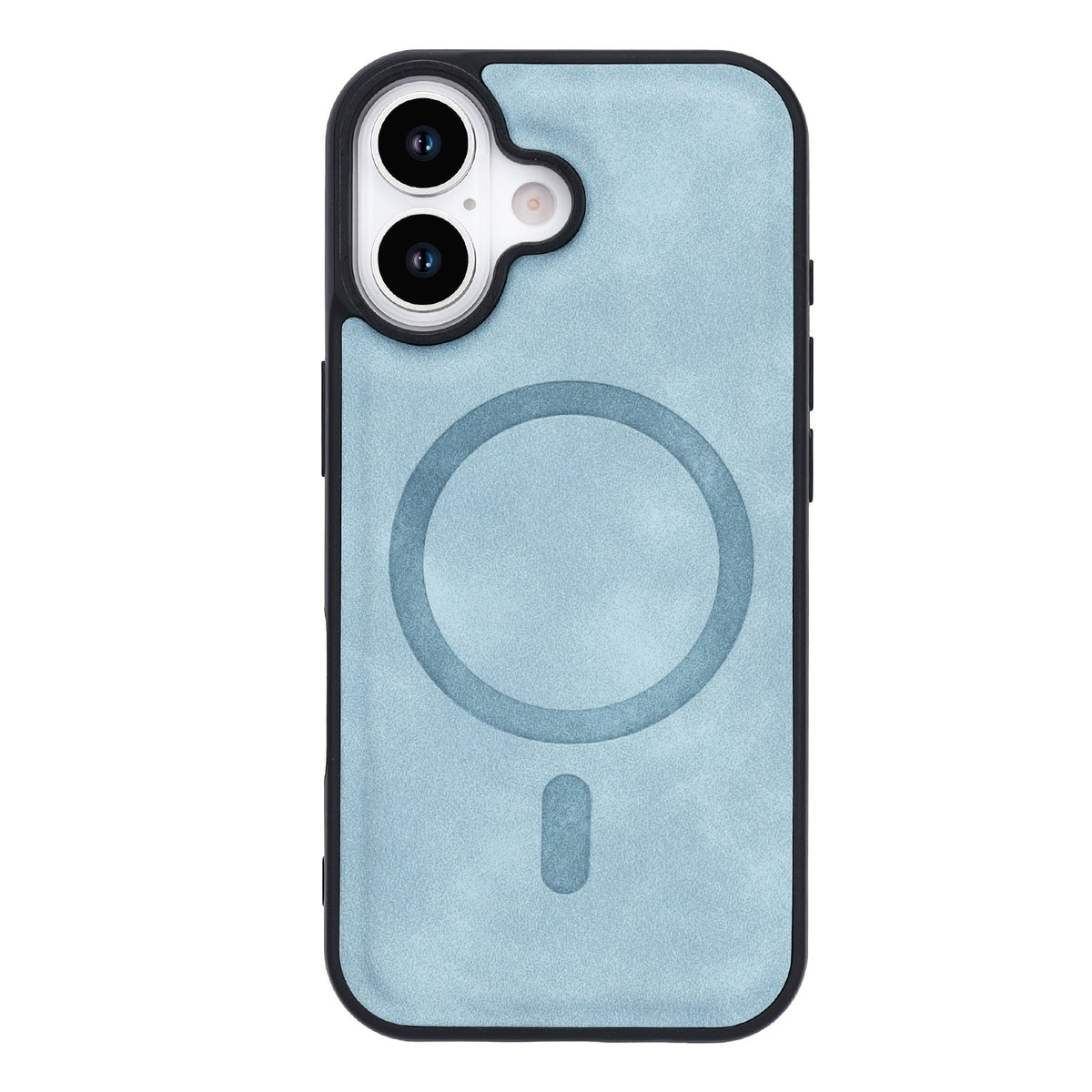 Apple iPhone 17 Case - Aqua Blue - MagSafe Back Cover with Pull-Out Card Holder