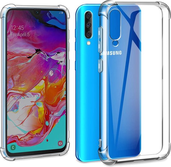 Samsung Galaxy A70 Hoesje - Transparant - Anti-Shock Back Cover