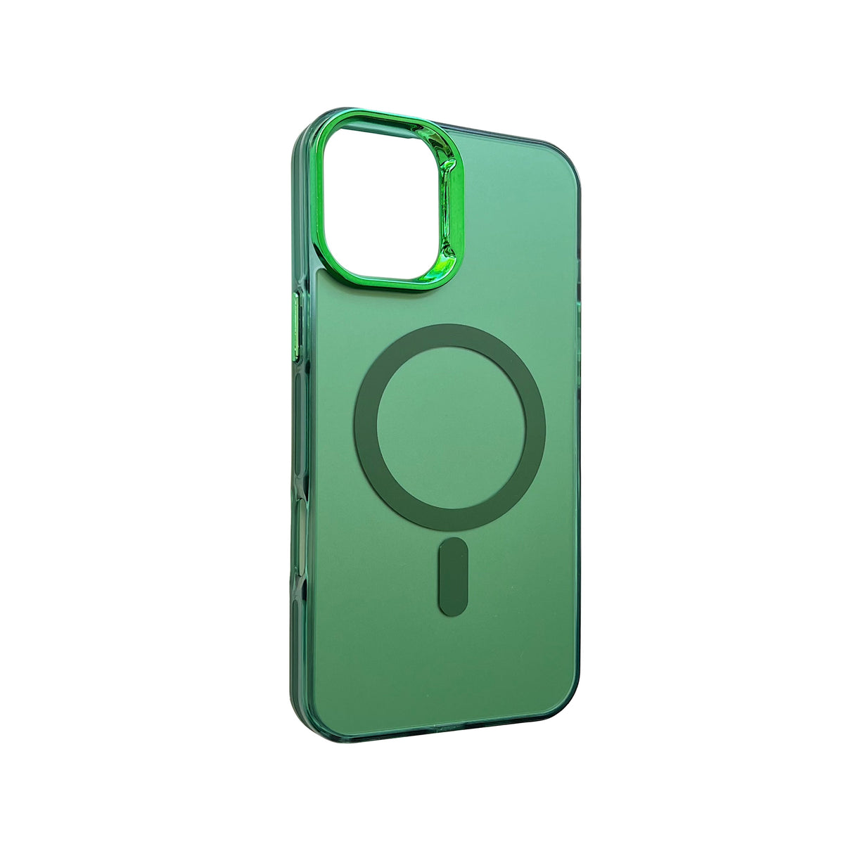 Apple iPhone 15 Plus Case - Green - Fusion Armor MagSafe Back Cover