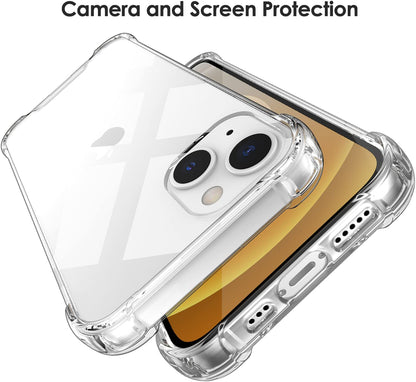 Apple iPhone 15 Plus Hülle - Transparent - Stoßfestes Hybrid-Backcover