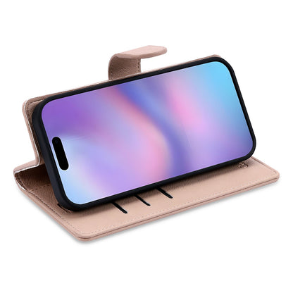 iPhone 13 Hoesje - Pale Pink - 2 in 1 Lederlook Bookcase