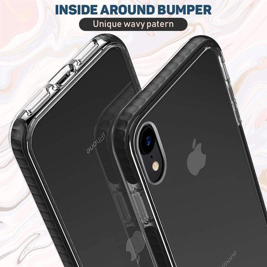 Apple iPhone XR Hoesje - Zwart - Armor Anti-Shock Back Cover